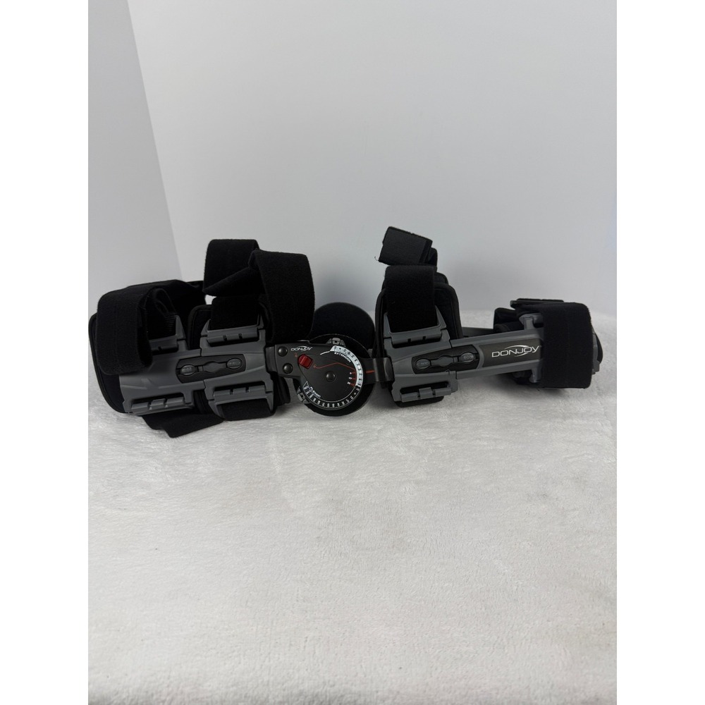 DonJoy Hinged Knee Brace Adjustable ROM Dial Immobilizer Support